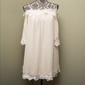 off the shoulder dress